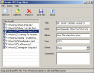 Simple MP3 Tag Editor screenshot